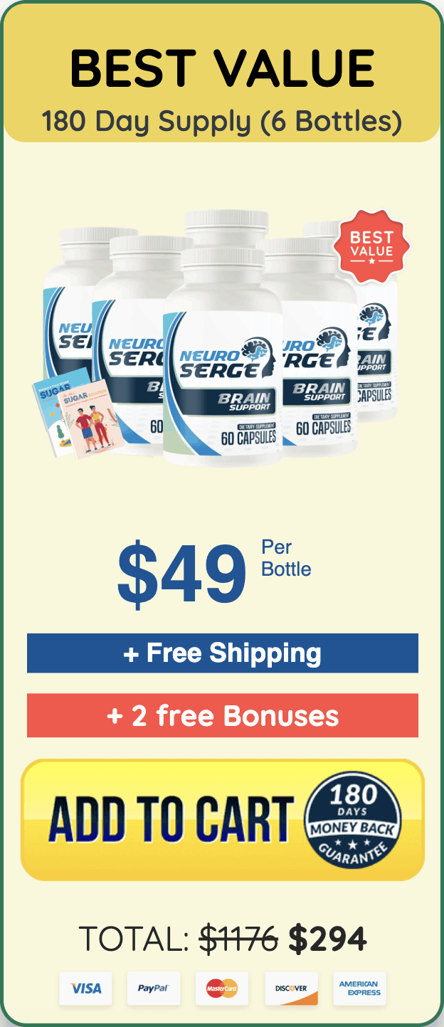 NeuroSerge 180 day supply